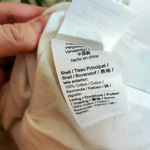 J. Crew Liberty London Cut Out Linear Green Floral Cotton Poplin Midi Dress 12 - Picture 12 of 15